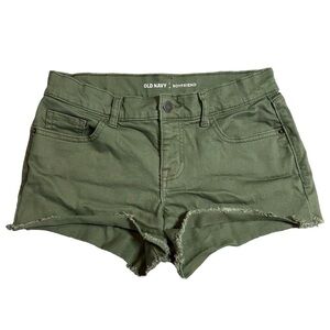 Old Navy Olive/Army Green Boyfriend Shorts Size 4